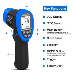 img 3 attached to 🌡️ HOLDPEAK HP985C APP Thermometer - Non-Contact Temperature Testing, Measuring & Inspection