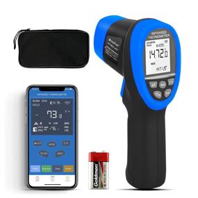 img 4 attached to 🌡️ HOLDPEAK HP985C APP Thermometer - Non-Contact Temperature Testing, Measuring & Inspection