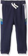 👖 splendid racing stripe jogger pants for boys - trendy baby clothing logo