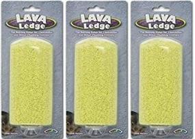 img 2 attached to 🏔️ Enhance Your Small Pet's Habitat with Kaytee Lava Ledge: Set of 3 Durable Ledges