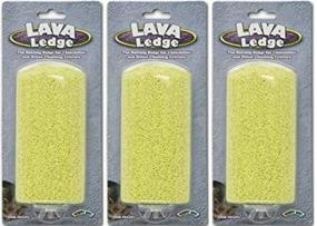 img 3 attached to 🏔️ Enhance Your Small Pet's Habitat with Kaytee Lava Ledge: Set of 3 Durable Ledges