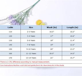 img 2 attached to Mesinsefar Маленькая вязаная юбка с драпировкой 140 см 55 одежда для девочек для юбок и плиссе