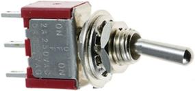 img 1 attached to 🚘 High-Quality Etopars 10 X On/Off/On Mini Miniature Toggle Switch for Car Dashboards - SPDT 3Pin