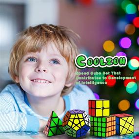 img 1 attached to 🧊 Coolzon Pyraminx Megaminx: A Fun Twist for Children!