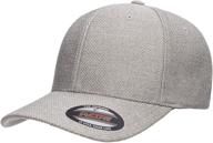 stylish flexfit men's melange hat - perfect blend of comfort and fashion logo