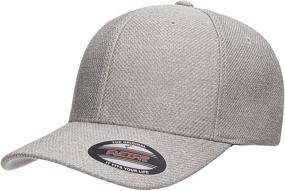 img 4 attached to Stylish Flexfit Men's Melange Hat - Perfect Blend of Comfort and Fashion