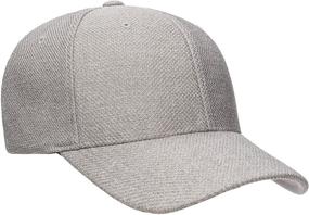 img 1 attached to Stylish Flexfit Men's Melange Hat - Perfect Blend of Comfort and Fashion