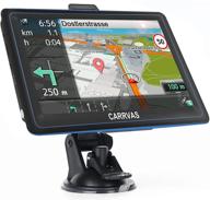 🗺️ carrvas gps навигация для автомобиля: 2021 карта hd с сенсорным экраном с голосовым руководством и предупреждением о камерах скорости - бесплатное обновление пожизненных карт сша европы логотип