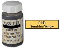 🎨 tandy leather eco-flo leather dye 4.4 fl. oz. (132 ml) sunshine yellow 2600-16 – vibrant leather dye for all your crafting needs. logo