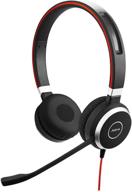 🎧 enhance work productivity with jabra evolve 40 professional wired headset – superior stereo sound, ms-optimized, and all-day comfort design logo