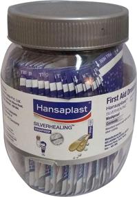 img 1 attached to Silver Healing Washproof Bandage - 100 Strips by Hansaplast: Premium Quality and Effective Wound Care Solution