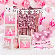 pink baby shower decorations girl logo