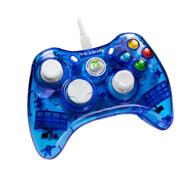 🎮 enhance your xbox 360 gaming experience with the pdp rock candy wired controller in blueberry boom logo