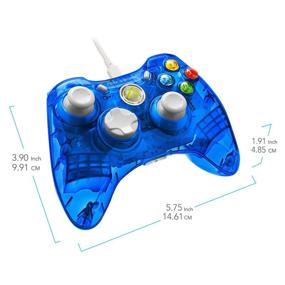 img 3 attached to 🎮 Enhance your Xbox 360 Gaming Experience with the PDP Rock Candy Wired Controller in Blueberry Boom