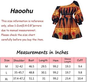 img 3 attached to 🌸 Haoohu Womens Boho African Style Floral Print Pleated Mini Swing Short Dress Top: Perfect for Casual Clubbing & Party Outings!