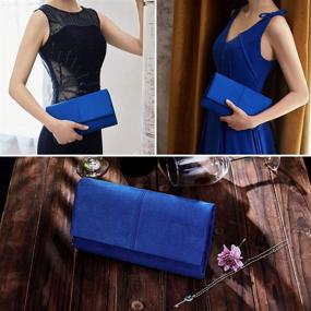 img 3 attached to Ava&amp;Lina Clutch Purse: Stylish Large Envelope Evening Handbag for Women