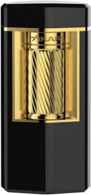 img 4 attached to 🔥 Xikar Meridian Triple Flame Cigar Lighter – Powerful, Elegant, Innovative, Reliable Flint Ignition, Large Roller Bar, EZ-View Fuel Window, High Altitude Performance – Black & Gold