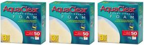 img 1 attached to 📦 (9 Pack) AquaClear 50-Gallon Foam Inserts - Superior Filtration with 3 Boxes and 3 Inserts per Box