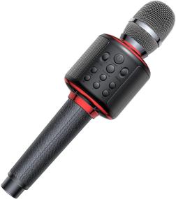 img 4 attached to 🎤 GOODaaa Wireless Bluetooth Karaoke Microphone - Portable 4-in-1 Handheld Karaoke Mics Speaker Machine with Dual Singing for Kids and Adults - Perfect for Home Parties and Birthdays