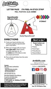 img 2 attached to 🎨 ArtSkills 2.5&#34; Poster Letters and Numbers Set, A-Z and 0-9, Assorted Holographic Colors, Pack of 228 (PA-1444)