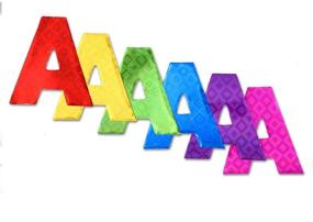 img 1 attached to 🎨 ArtSkills 2.5&#34; Poster Letters and Numbers Set, A-Z and 0-9, Assorted Holographic Colors, Pack of 228 (PA-1444)