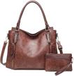 handbags leather fashion shoulder adjustable women's handbags & wallets in hobo bags logo