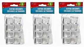 img 2 attached to Arts and Crafts Mini Storage Containers, 3-Pack (1x1 Inches) - Optimize Your Search