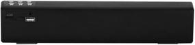 img 2 attached to 🎧 Wireless Bluetooth TV Sound Bar with Dual Bass Speakers, Noise Cancelling, LED Display, and Multiple Connectivity Options - Ideal for Home Theater, HiFi Stereo Experience. Supports FM, AUX, USB, and TF Card