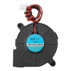 img 2 attached to Comidox 5Pcs Black Brushless DC Cooling Blower 🔌 Fan 5015S 5V 0.1-0.3A 50x15mm: Efficient Cooling Solution for Electronics