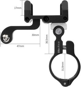 img 1 attached to Motorcycle Aluminium Bicycle Handlebar Compatible Camera & Photo