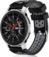 совместимость с lerobo для samsung galaxy watch 3 ремешка 45 мм/galaxy watch 46 мм ремешка/gear s3 frontier логотип