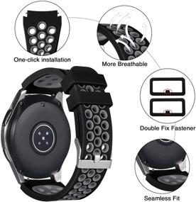 img 3 attached to Совместимость с Lerobo для Samsung Galaxy Watch 3 ремешка 45 мм/Galaxy Watch 46 мм ремешка/Gear S3 Frontier