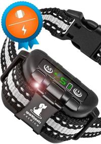 img 4 attached to 🐶 Rechargeable NO Shock Bark Collar for Small and Medium Dogs - Anti Barking Dog Collars with Beep and Vibration - The Smartest Effortless Correction with 2 Modes: Vibration and Strong Vibration Mode