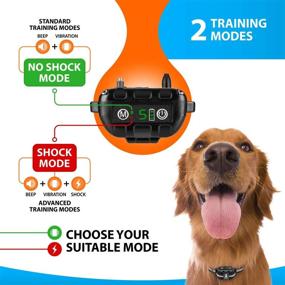 img 3 attached to 🐶 Rechargeable NO Shock Bark Collar for Small and Medium Dogs - Anti Barking Dog Collars with Beep and Vibration - The Smartest Effortless Correction with 2 Modes: Vibration and Strong Vibration Mode