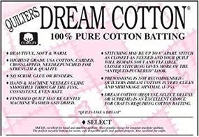 img 4 attached to Quilters Dream Cotton White Batting