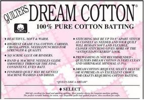 img 1 attached to Quilters Dream Cotton White Batting