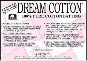 img 3 attached to Quilters Dream Cotton White Batting