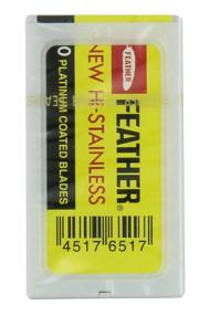 img 2 attached to 🪒 50-Count Feather Double Edge Safety Razor Blades