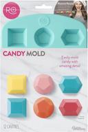 🍬 форма для конфет wilton из силикона с 12 ячейками для камней логотип