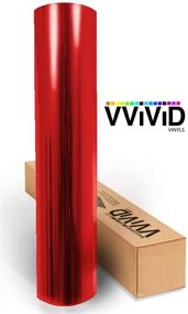img 1 attached to VViViD Transparent Red Vinyl Window Tinting Sheets - Colorful Film (1.49ft x 5ft)