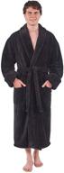 turkishtowels luxurious collar bathrobe espresso: the ultimate men's clothing for sleep & lounge logo