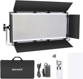 img 4 attached to 🎥 Neewer Advanced 2.4G 1904 LED Video Light: Dimmable Bi-Color Panel with LCD, Barndoor, U-Bracket, and Wireless Remote – Perfect for Portrait Photography and Studio Video Shooting