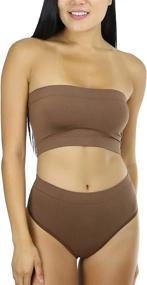 img 4 attached to ToBeInStyle Womens Classic Seamless Bandeau Women's Clothing