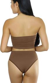 img 2 attached to ToBeInStyle Womens Classic Seamless Bandeau Women's Clothing