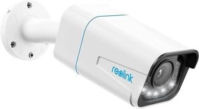 img 4 attached to REOLINK 4K Outdoor Security Camera with PoE, Human/Vehicle Detection, 5X Optical Zoom, Motion Spotlight, Color Night Vision, Time-Lapse, Two-Way Talk, 256GB SD Card Storage (SD Card Not Included), RLC-811A