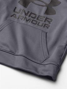 img 1 attached to 👕 Окончательная производительность: Активная одежда Under Armour Symbol Graphite Blue F20 для мальчиков