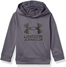 img 2 attached to 👕 Окончательная производительность: Активная одежда Under Armour Symbol Graphite Blue F20 для мальчиков