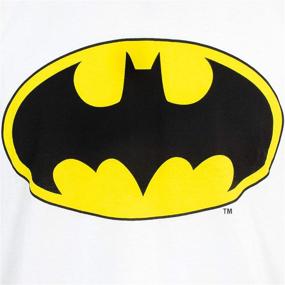 img 2 attached to 🦇 Large White Batman Comics Pajamas: The Perfect Bedtime Attire for Every Fan