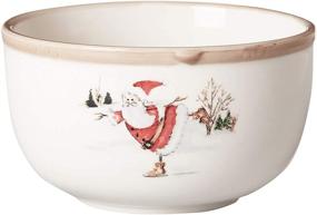 img 1 attached to 🎄 Deck the Table with American Atelier Christmas Piece Dinnerware