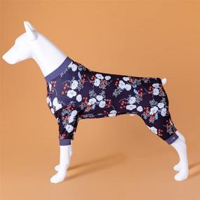 img 2 attached to 🐶 Lovinpet Upgrade Multifunctional Dog Clothes: Medium &amp; Large Sizes, Ideal for Winter Nights, Travel &amp; Everyday Use. Premium, Comfy, Stretchy &amp; Lightweight: Promotes Calmness and Comfort. Dogs Will Adore It!